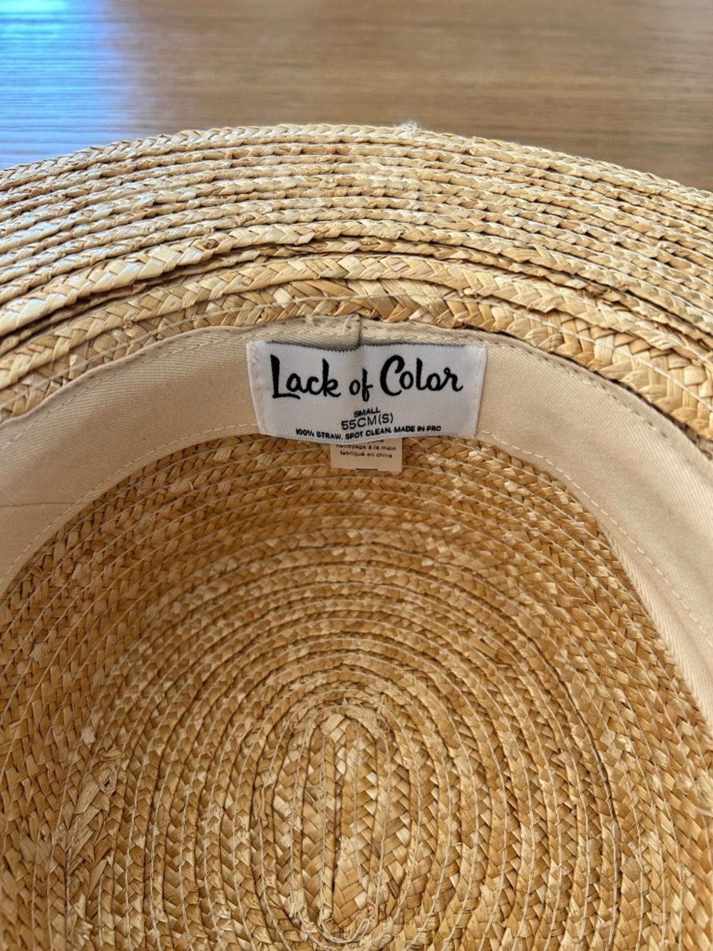 LACK OF COLOR - PINK VELOUR STRAW HAT - Picture 4 of 5